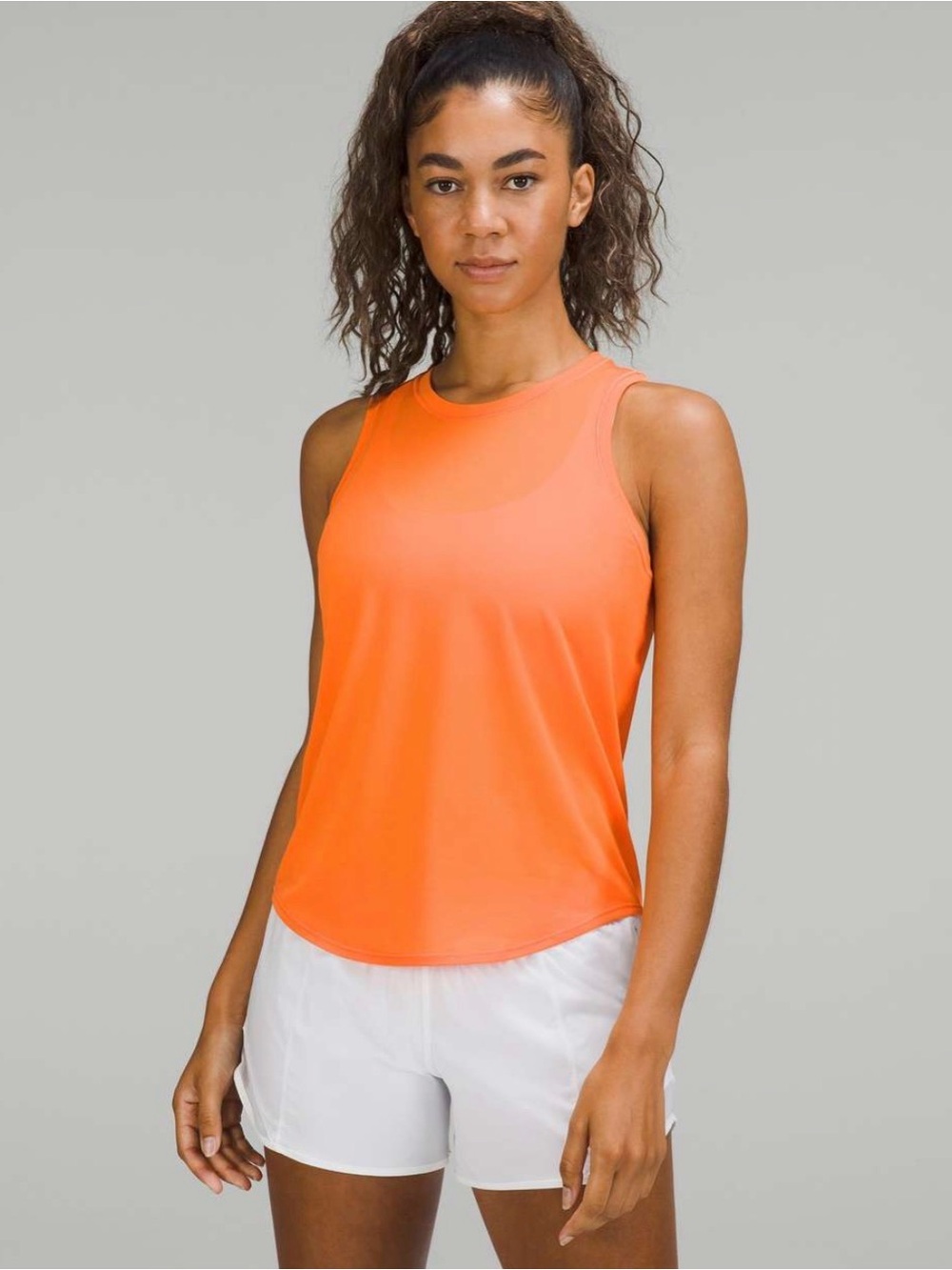 lululemon athletica Orange Sleeveless Athletic Tank